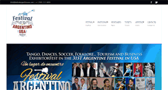 Desktop Screenshot of festivalargentino.org